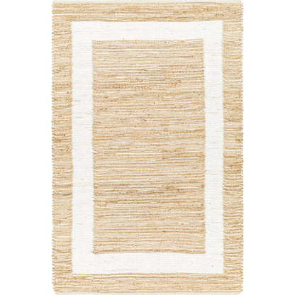 Jean Rug - 32470 by Livabliss. Made from main: 60% recycled fabric, main: 40% jute in a unique style.