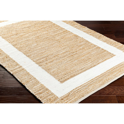 Jean Rug - 32470 by Livabliss. Made from main: 60% recycled fabric, main: 40% jute in a unique style.