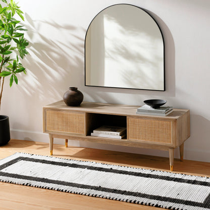 Jean Rug - 32471 by Livabliss in ivory, black. Made from main: 100% recycled fabric in a unique style.