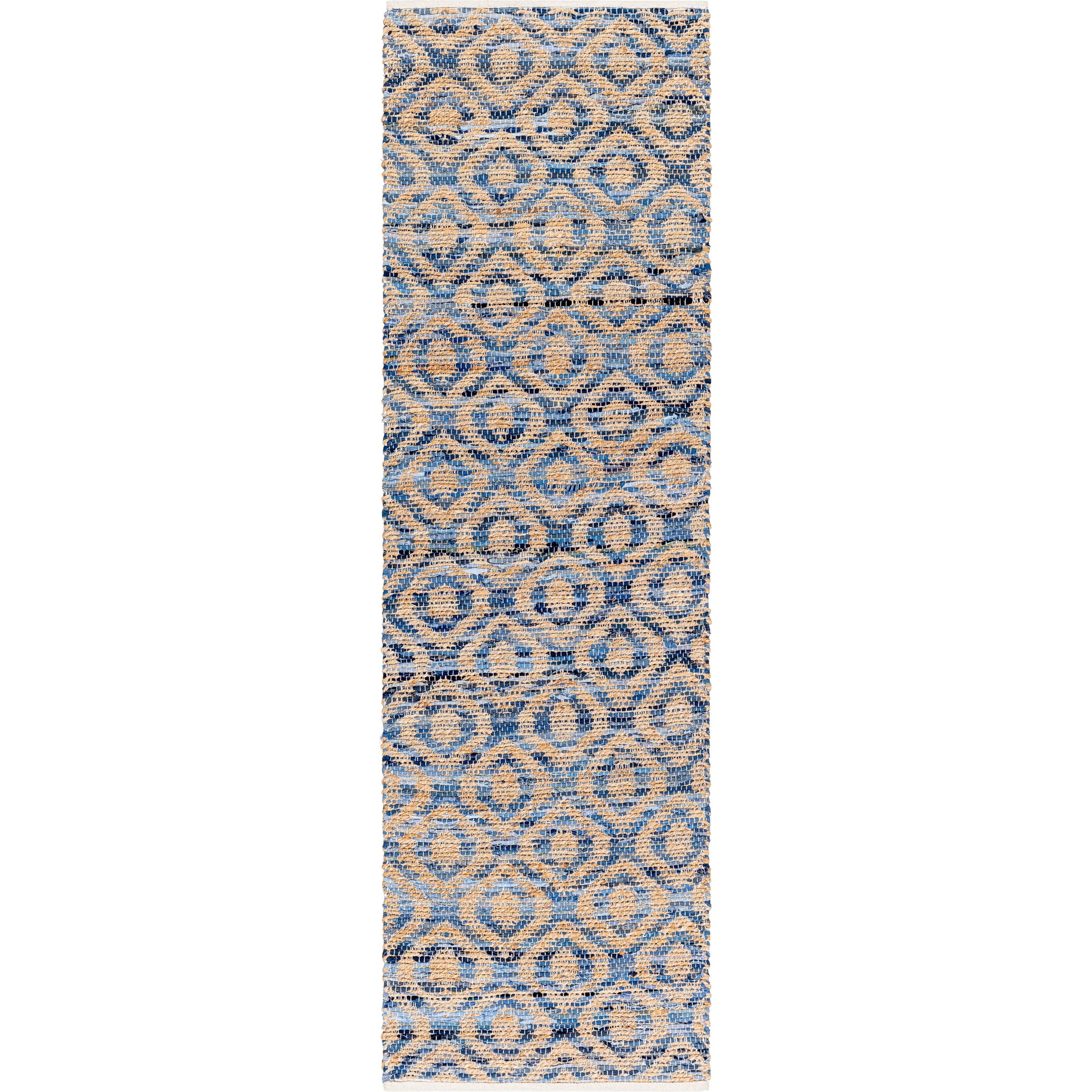 Jean Rug - 32472 by Livabliss. Made from main: 60% recycled fabric, main: 40% jute in a unique style.