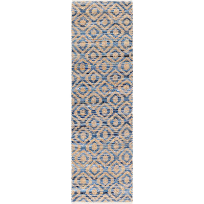 Jean Rug - 32472 by Livabliss. Made from main: 60% recycled fabric, main: 40% jute in a unique style.