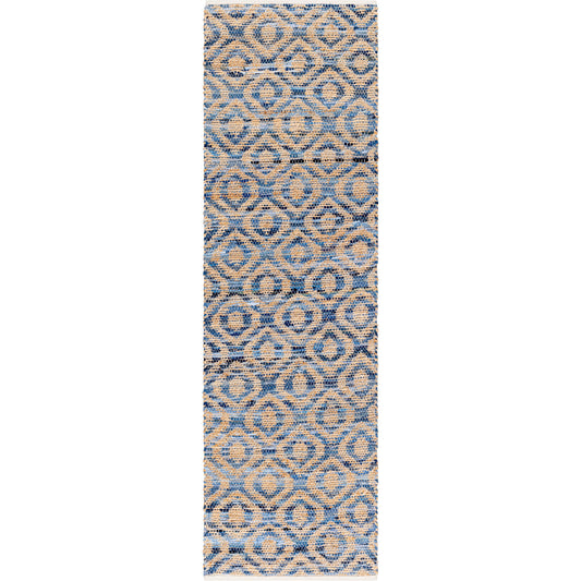 Jean Rug - 32472 by Livabliss. Made from main: 60% recycled fabric, main: 40% jute in a unique style.