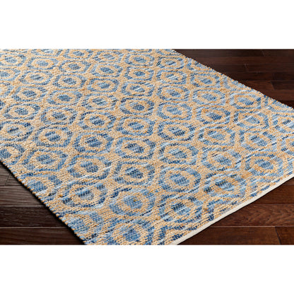 Jean Rug - 32472 by Livabliss. Made from main: 60% recycled fabric, main: 40% jute in a unique style.