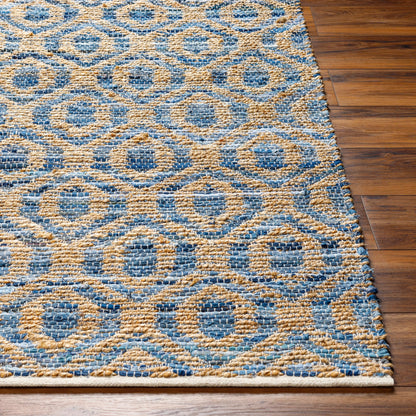 Jean Rug - 32472 by Livabliss. Made from main: 60% recycled fabric, main: 40% jute in a unique style.