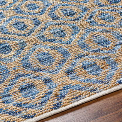 Jean Rug - 32472 by Livabliss. Made from main: 60% recycled fabric, main: 40% jute in a unique style.