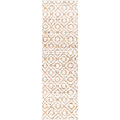 Jean Rug - 32472 by Livabliss. Made from main: 60% recycled fabric, main: 40% jute in a unique style.