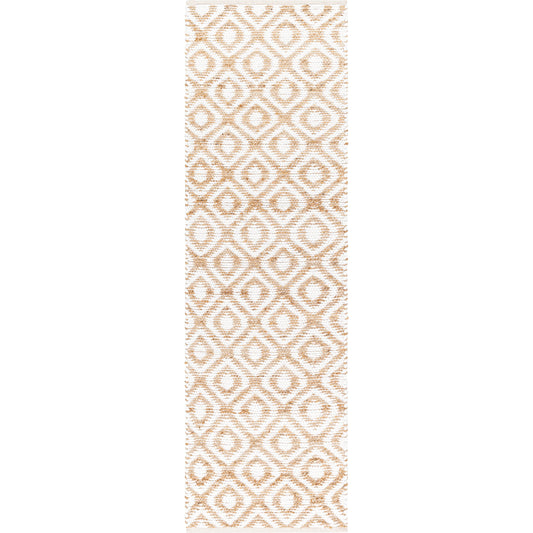 Jean Rug - 32472 by Livabliss. Made from main: 60% recycled fabric, main: 40% jute in a unique style.