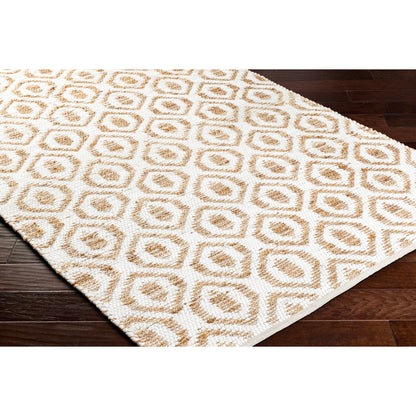 Jean Rug - 32472 by Livabliss. Made from main: 60% recycled fabric, main: 40% jute in a unique style.
