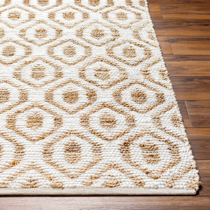 Jean Rug - 32472 by Livabliss. Made from main: 60% recycled fabric, main: 40% jute in a unique style.