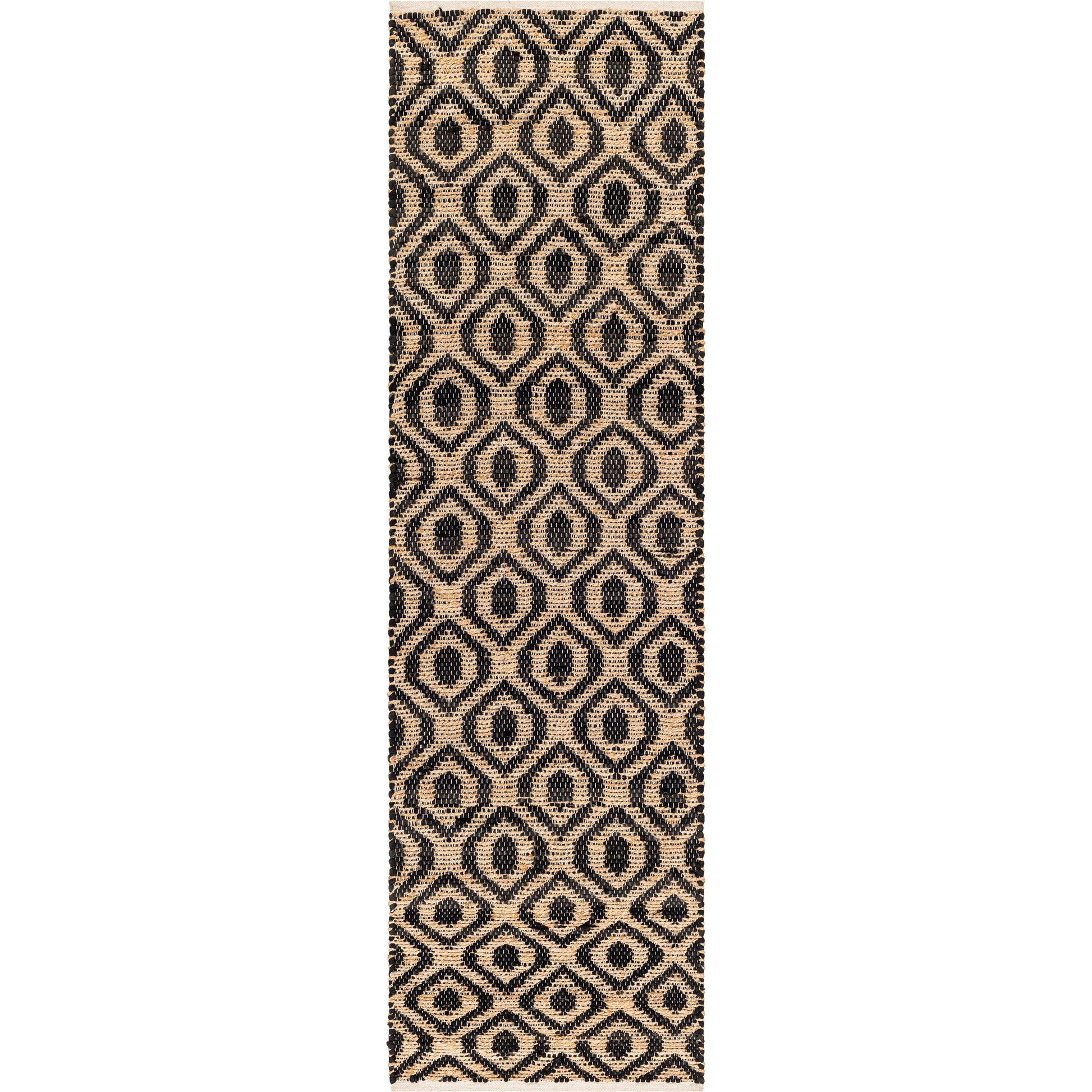 Jean Rug - 32472 by Livabliss. Made from main: 60% recycled fabric, main: 40% jute in a unique style.