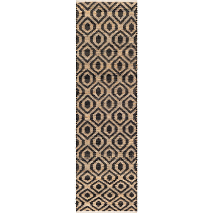 Jean Rug - 32472 by Livabliss. Made from main: 60% recycled fabric, main: 40% jute in a unique style.