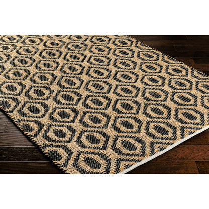 Jean Rug - 32472 by Livabliss. Made from main: 60% recycled fabric, main: 40% jute in a unique style.