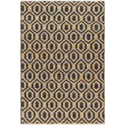 Jean Rug - 32472 by Livabliss. Made from main: 60% recycled fabric, main: 40% jute in a unique style.
