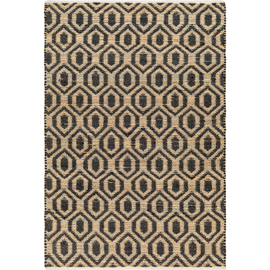 Jean Rug - 32472 by Livabliss. Made from main: 60% recycled fabric, main: 40% jute in a unique style.