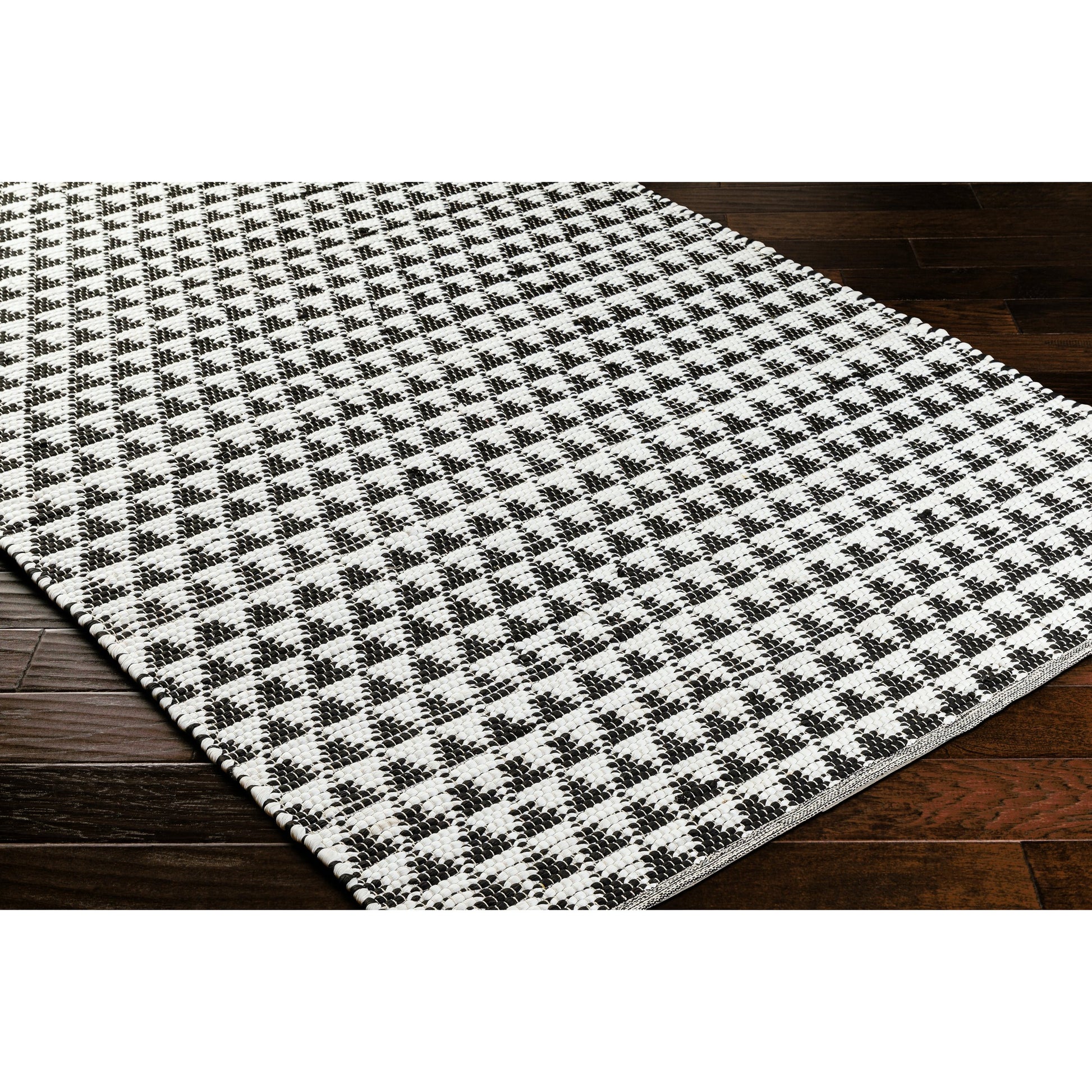 Jean Rug - 32475 by Livabliss in ivory, black. Made from main: 100% recycled fabric in a unique style.