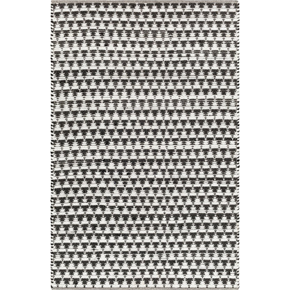 Jean Rug - 32475 by Livabliss in ivory, black. Made from main: 100% recycled fabric in a unique style.