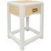 Jean One Drawer Side Table by Worlds Away. Made from solid wood, mdf in a eclectic & global style.