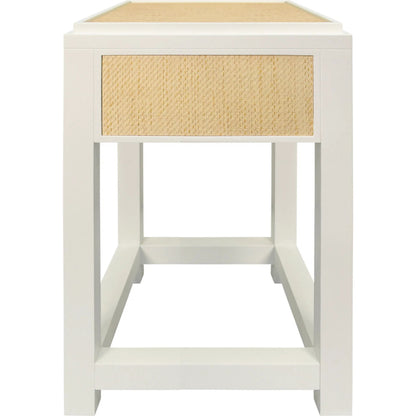 Jean One Drawer Side Table by Worlds Away. Made from solid wood, mdf in a eclectic & global style.