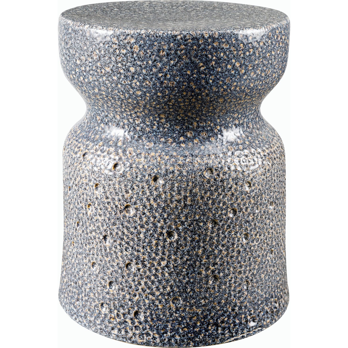 001 SI-2169143 | Primary Silo | Jewels Indoor/Outdoor End Table by Surya in glazedglazed. Made from ceramic in a modern style.
