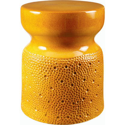 Jewels Indoor/Outdoor End Table by Surya in glazedglazed. Made from ceramic in a modern style.
