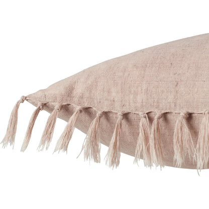 Jemina JEM01 Pillow by Jaipur Living. Made from 100% linen in a coastal style.