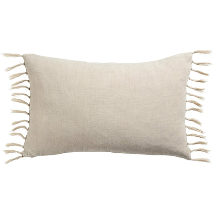 Jemina JEM01 Pillow by Jaipur Living. Made from 100% linen in a coastal style.