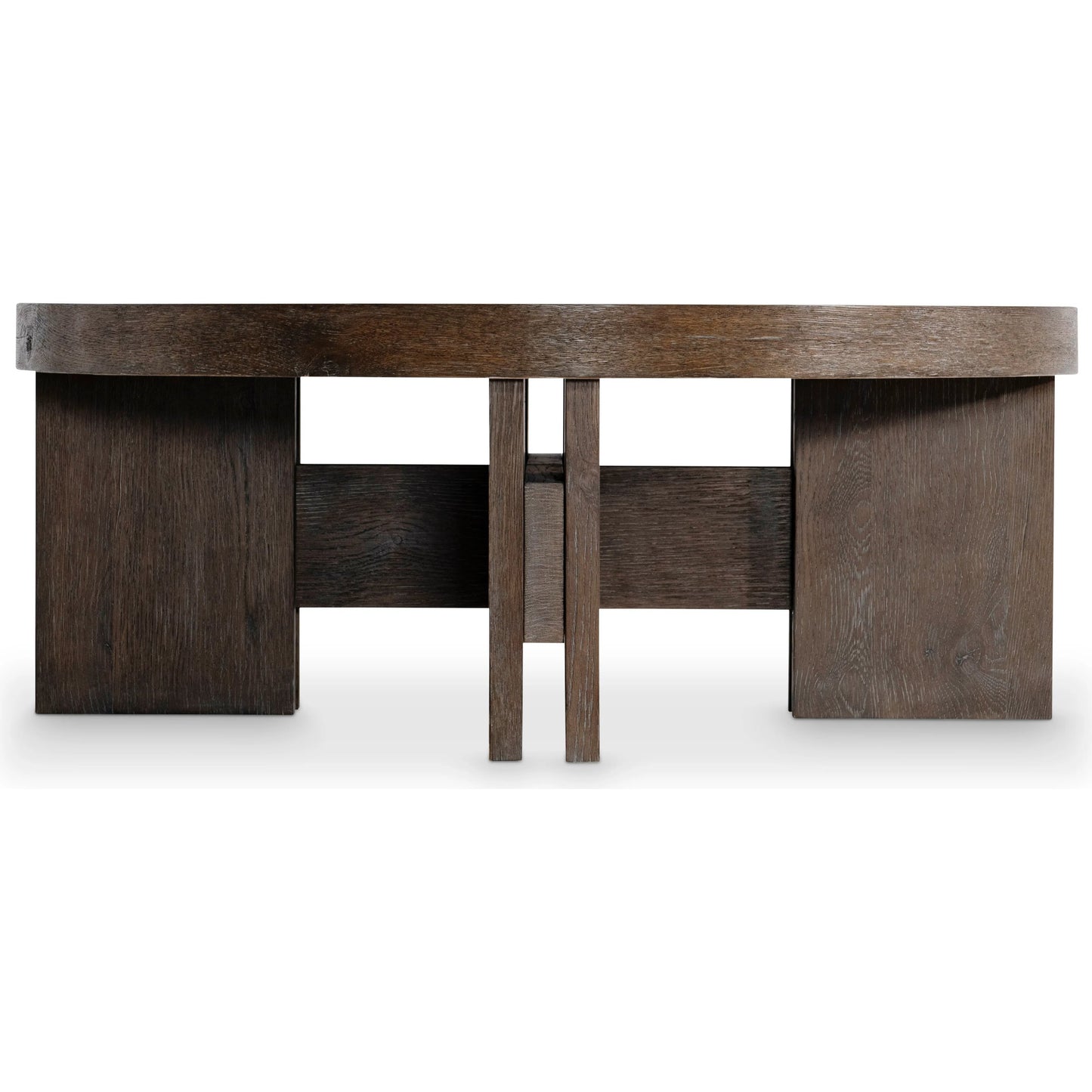 005 SI-2513517 | Additional Silo | Outline Round Cocktail Table by Bernhardt in cassel. Made from wood in a transitional style.
