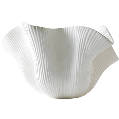Scallop Bowl by Global Views. Made from ceramic in a modern style.