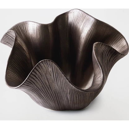 Scallop Bowl by Global Views. Made from ceramic in a modern style.