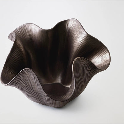 Scallop Bowl by Global Views. Made from ceramic in a modern style.