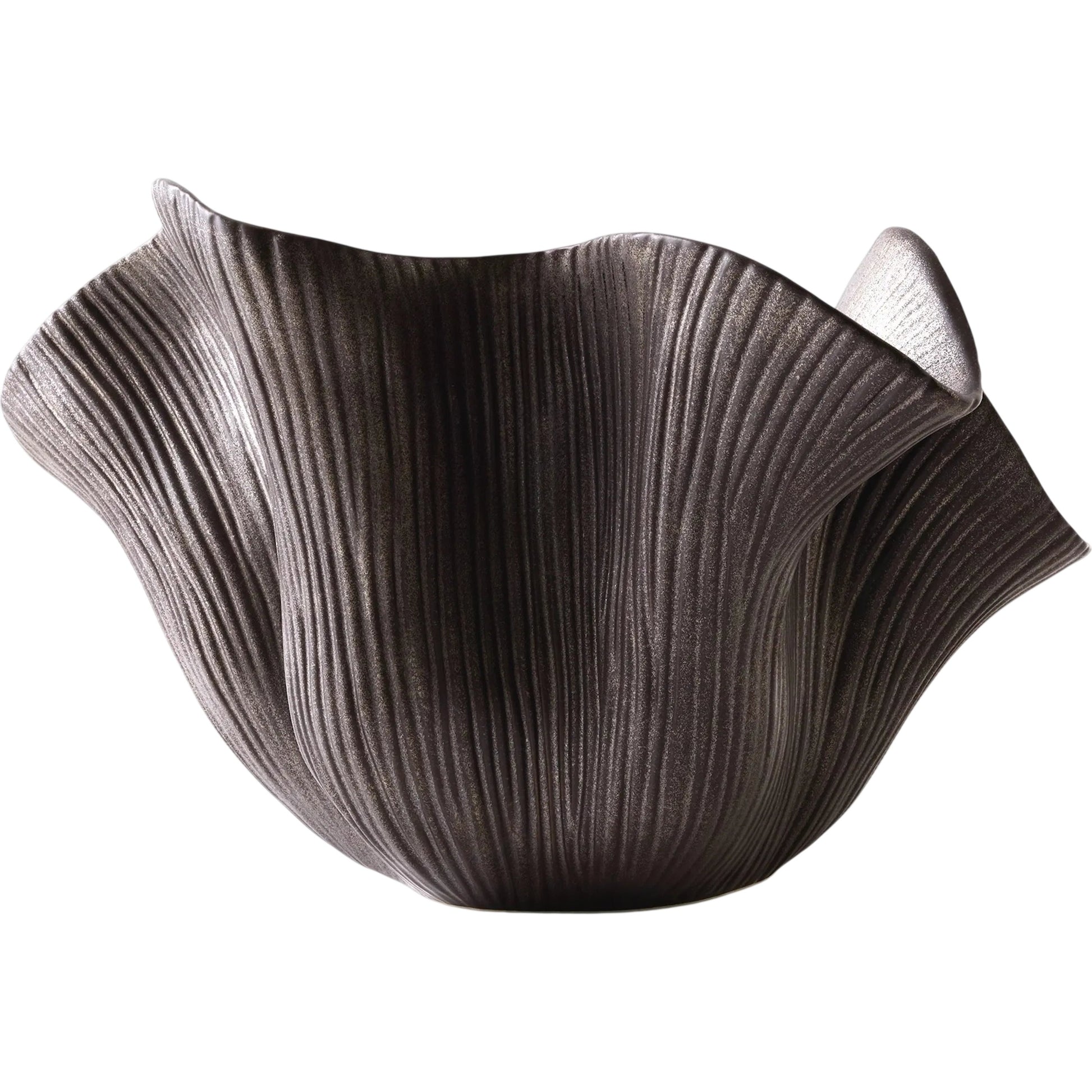 Scallop Bowl by Global Views. Made from ceramic in a modern style.