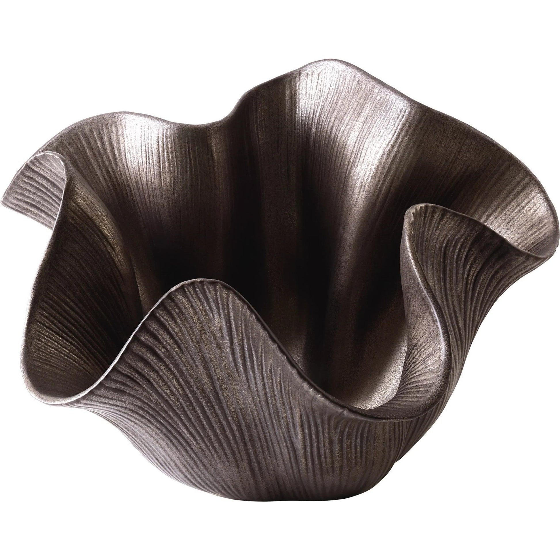 Scallop Bowl by Global Views. Made from ceramic in a modern style.