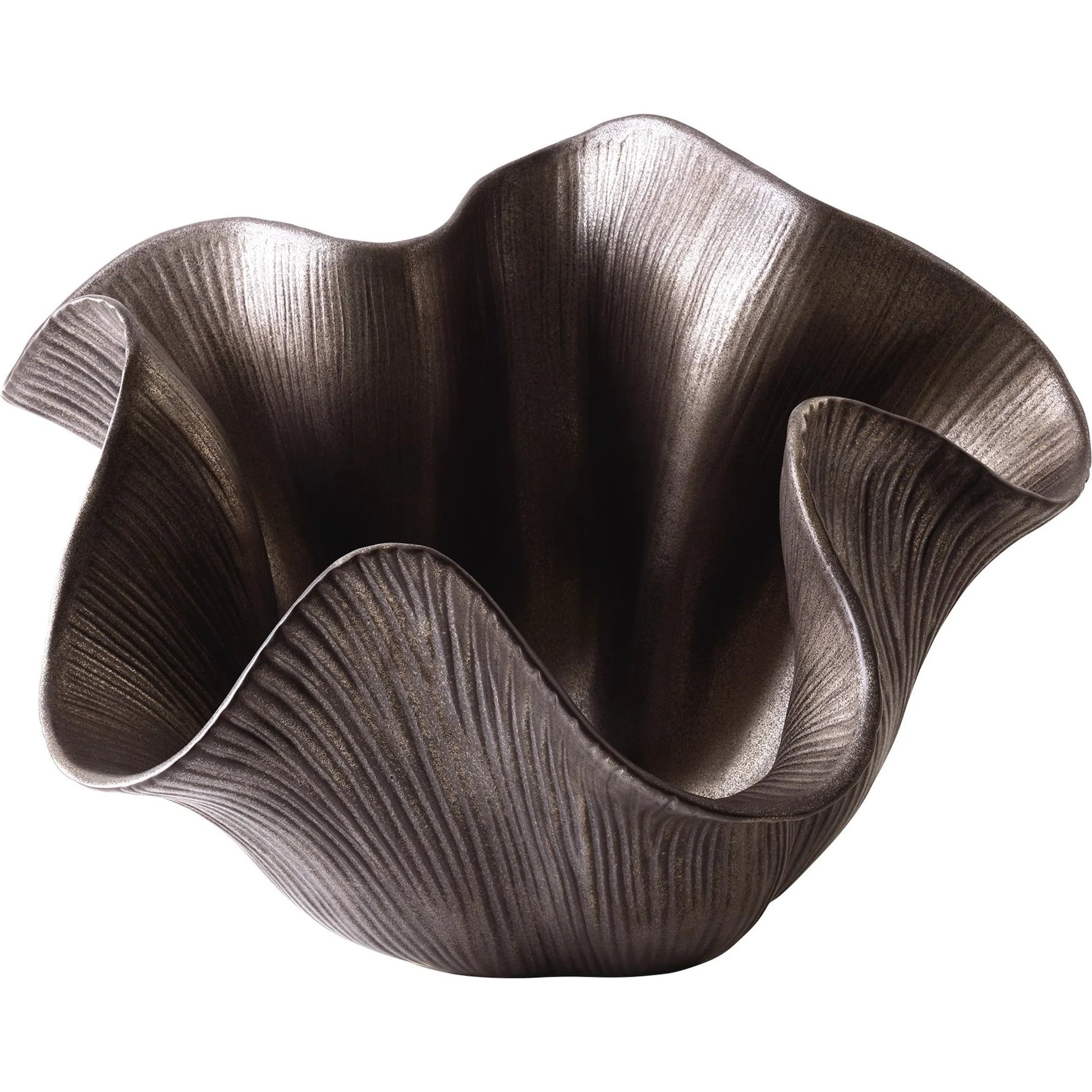 Scallop Bowl by Global Views. Made from ceramic in a modern style.