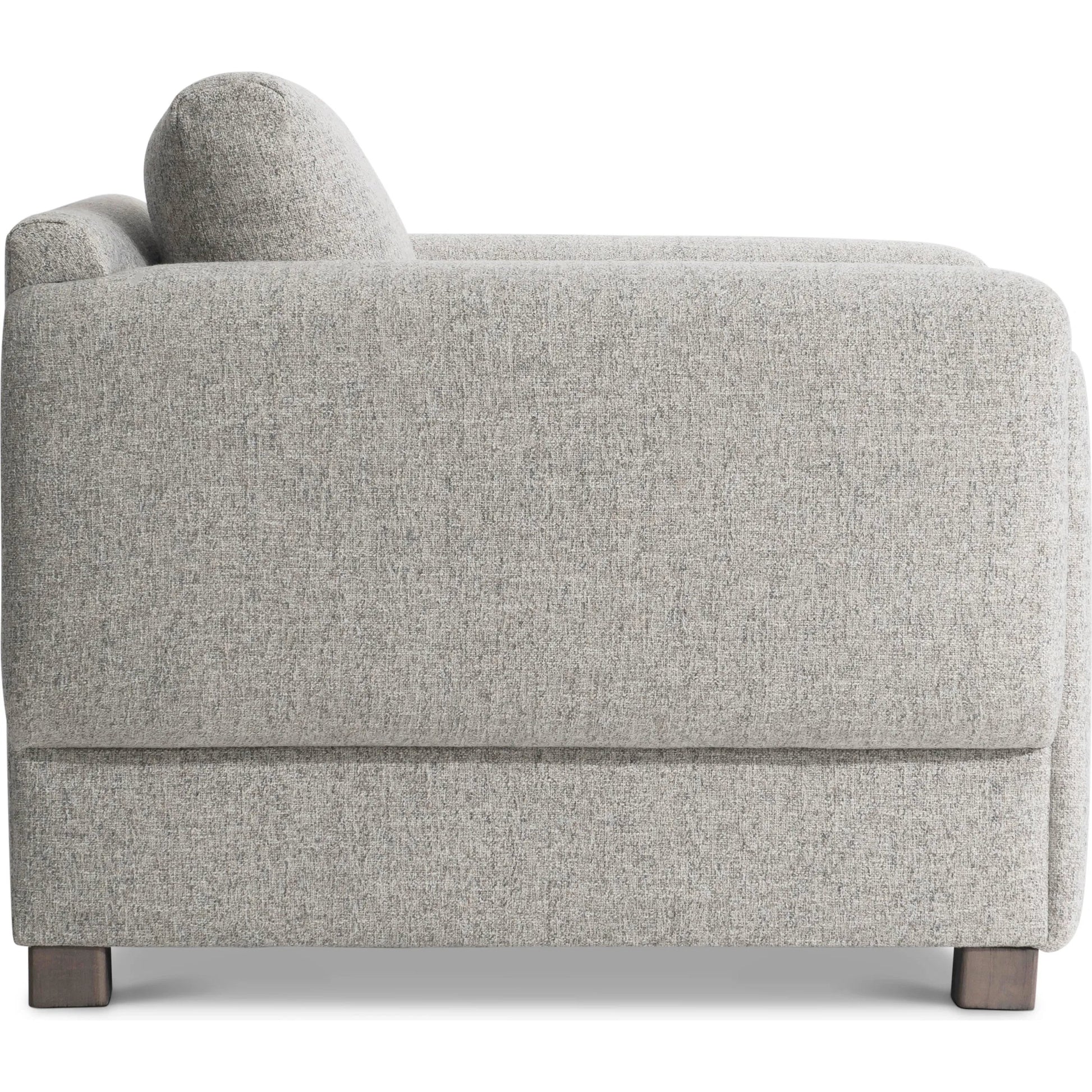 Tori Fabric Chair by Bernhardt in grey. Made from fabric in a unique style.