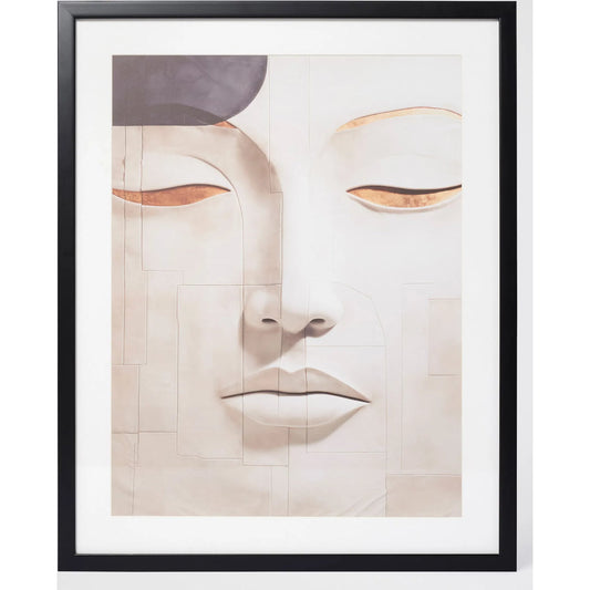 Femme D'or IV Framed Art by Global Views in natural. Made from paper print, glass, ps frame in a modern style.