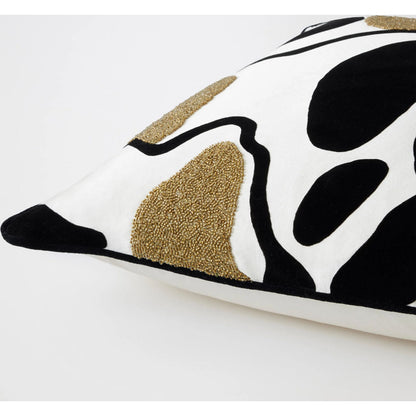 Hampton Pillow by Global Views in natural. Made from cotton, polyester in a eclectic & global style.