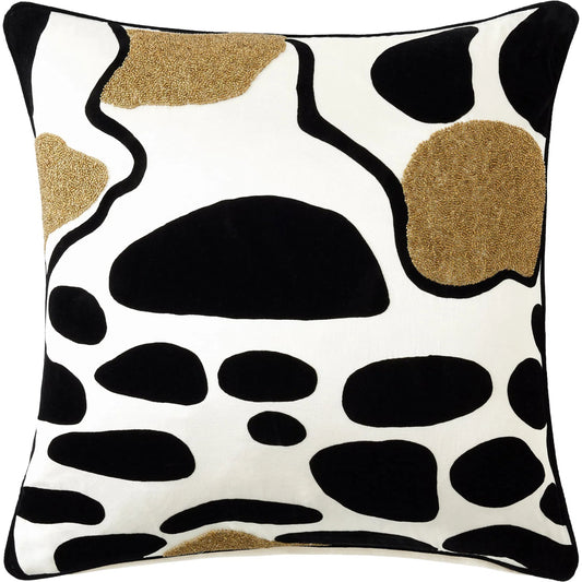 Hampton Pillow by Global Views in natural. Made from cotton, polyester in a eclectic & global style.
