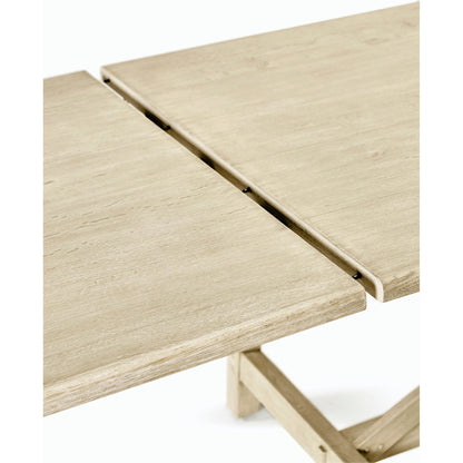 Timeless Sidereal French Laundry Dining Table 125" by Jonathan Charles. Made from oak in a modern style.