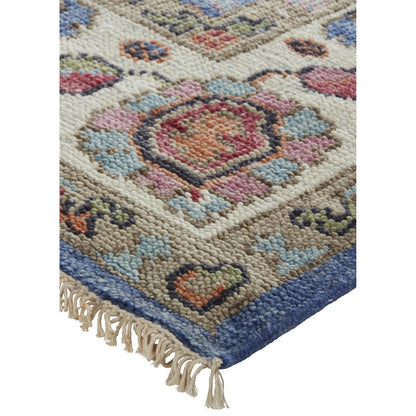Beall Traditional Oriental Rug - 6708F by Feizy in blue, red. Made from wool in a unique style.