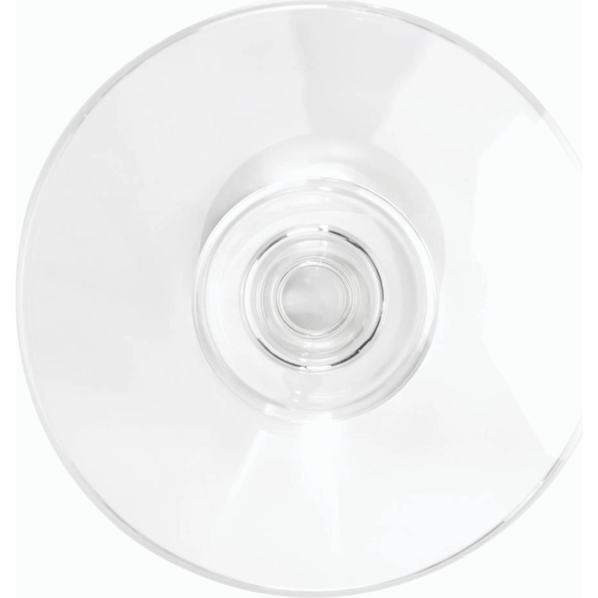 Crystal Baluster Martini Side Table by John-Richard in natural and crystal. Made from crystal in a transitional style.