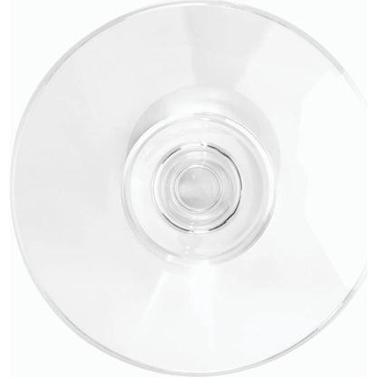 Crystal Baluster Martini Side Table by John-Richard in natural and crystal. Made from crystal in a transitional style.