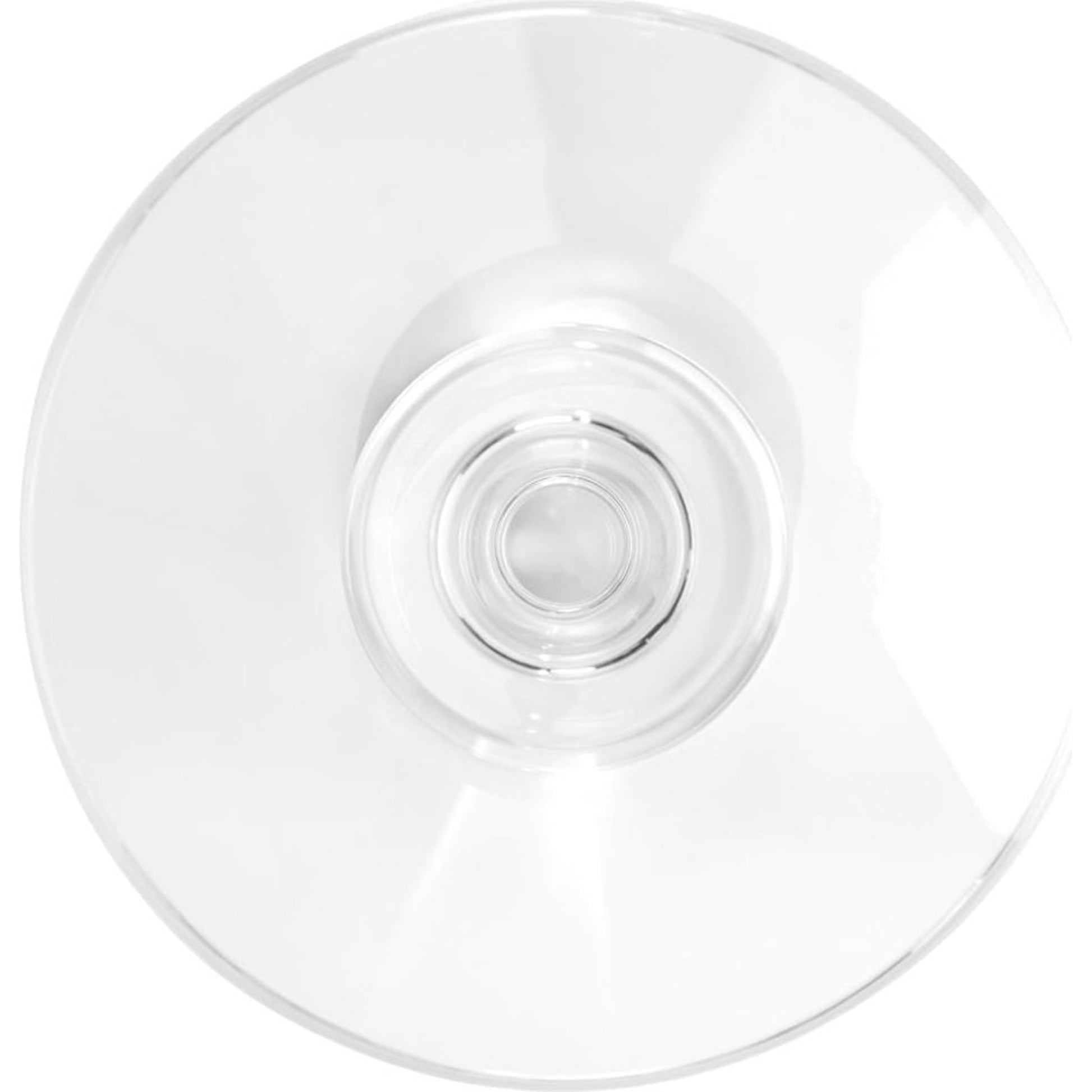 Crystal Baluster Martini Side Table by John-Richard in natural and crystal. Made from crystal in a transitional style.