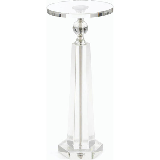 Faceted Crystal Martini Table by John-Richard. Made from unique in a modern style.