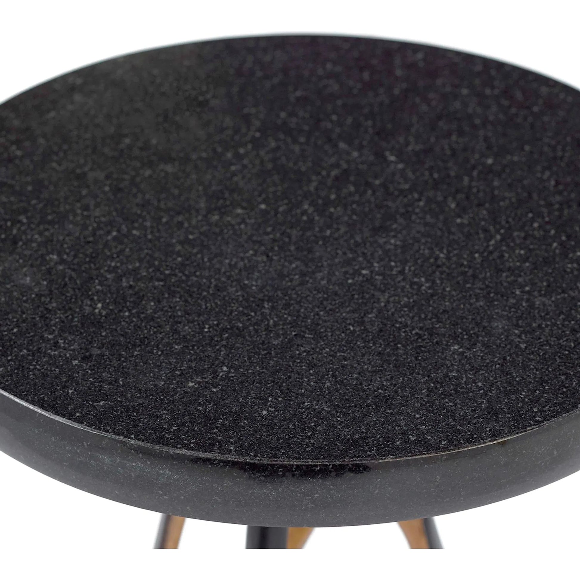 Nexus Side Table by John-Richard in dark bronze, champagne. Made from unique in a eclectic & global style.