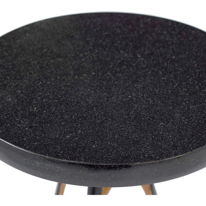 Nexus Side Table by John-Richard in dark bronze, champagne. Made from unique in a eclectic & global style.