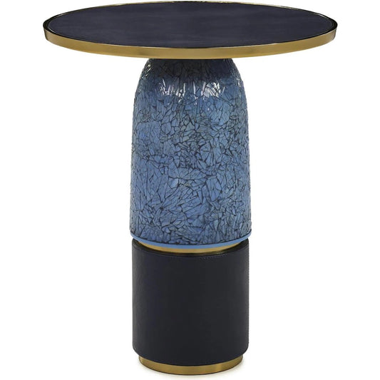Night Sky Side Table by John-Richard in blue, black. Made from unique in a unique style.