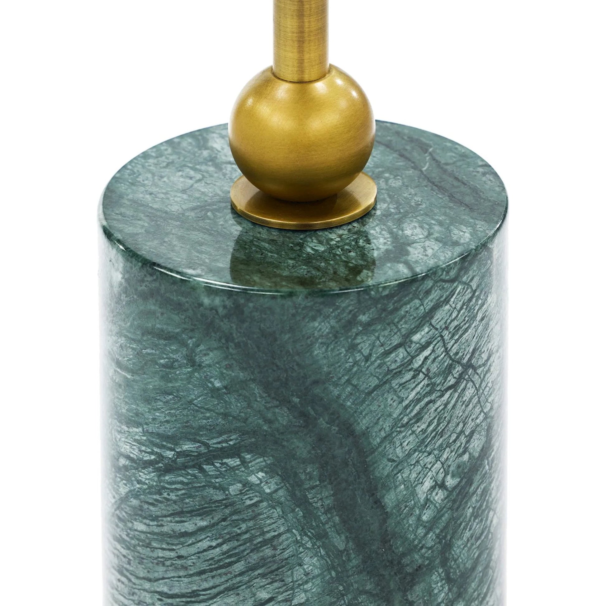 Verde Alpi Martini Table by John-Richard in verde green, brass. Made from unique in a modern style.