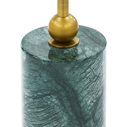 Verde Alpi Martini Table by John-Richard in verde green, brass. Made from unique in a modern style.