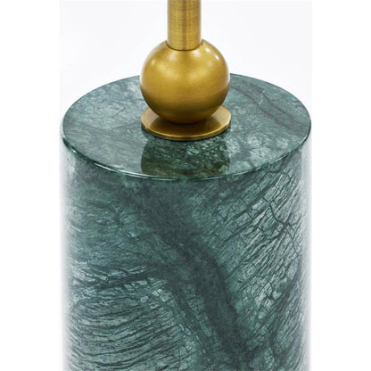 Verde Alpi Martini Table by John-Richard in verde green, brass. Made from unique in a modern style.