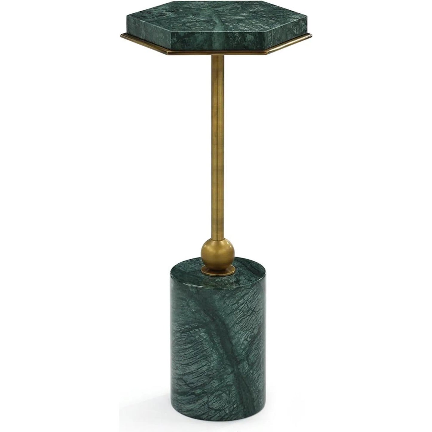 001 SI-2374085 | Primary Silo | Verde Alpi Martini Table by John-Richard in verde green, brass. Made from unique in a modern style.